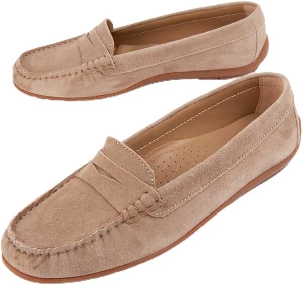 Purapiel Mocasín De Piel para Mujer Purapiel Mocasín De Piel para Mujer