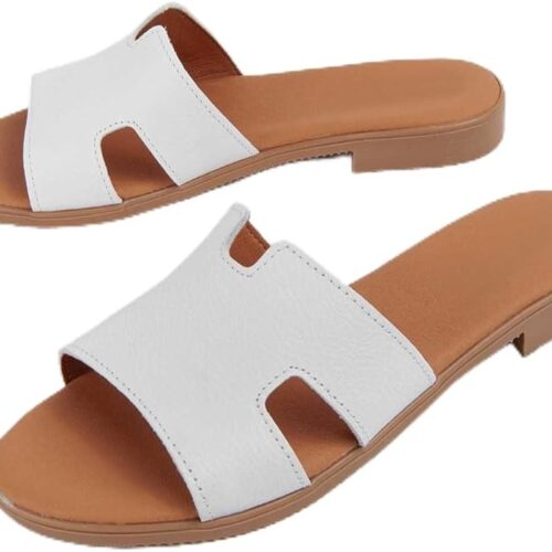 Purapiel Sandalia De Piel Para Mujer